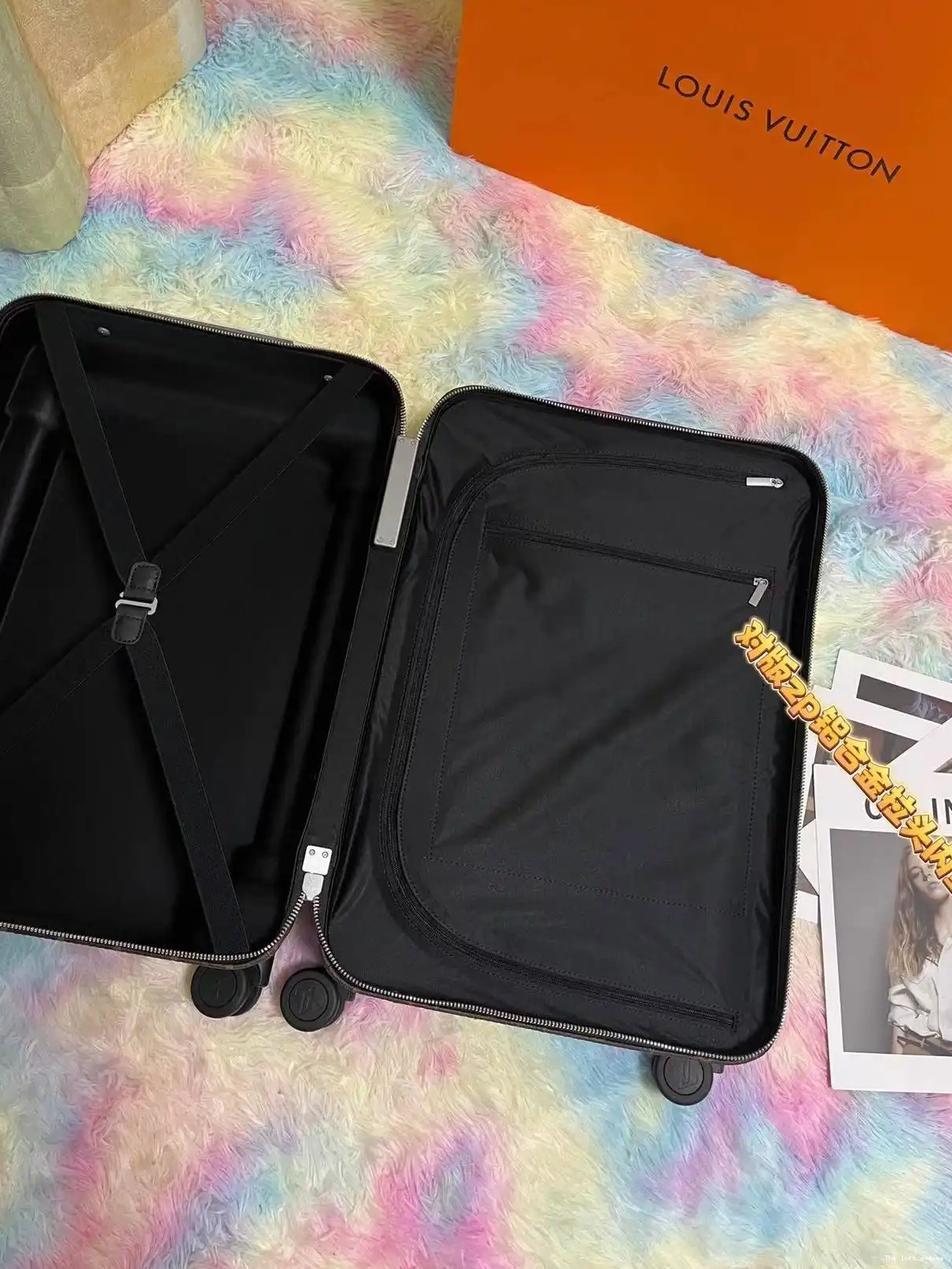 CABIN 37L SUITCASE 55 HORIZON BLACK MACASSAR CANVAS 0527